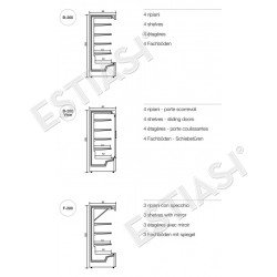 Commercial self service 131cm MAUNA ZOIN