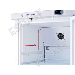  Roll-bond evaporator system with fan assisted cooling