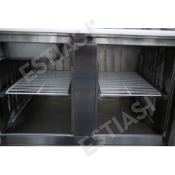 Refrigerated saladette 90cm with 2 doors