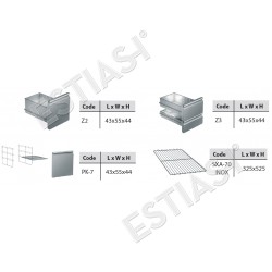 Refrigerated salad bar 136,5x70cm GINOX