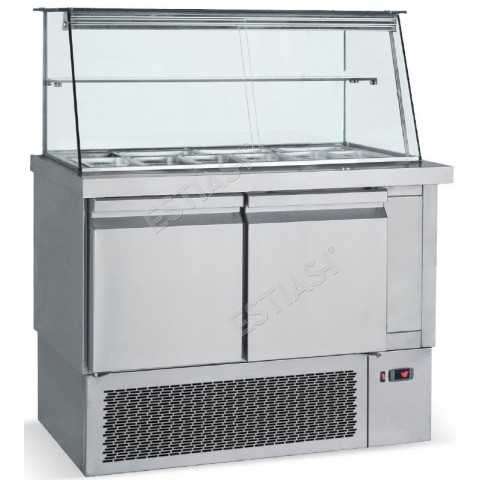 Refrigerated sandwich preparation counter/display 110cm