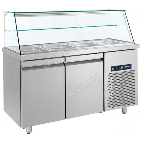 Refrigerated sandwich prep display 139cm