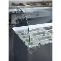Refrigerated saladette 90cm with 2 doors