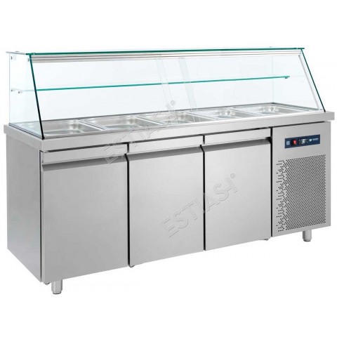  Refrigerated sandwich prep display 185cm