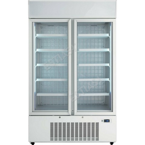 Double door display freezer 120cm SCANCOOL