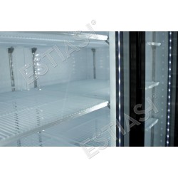 Refrigerated display case 139cm with hinged doors