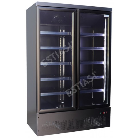 Refrigerated show case with hinged doors 125cm