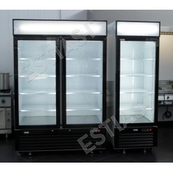 Refrigerated display case 139cm with hinged doors