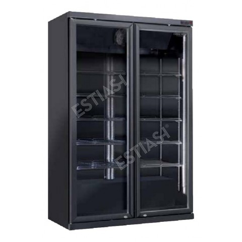 Upright drink cooler double hinged doors DC 1050 COOLHEAD
