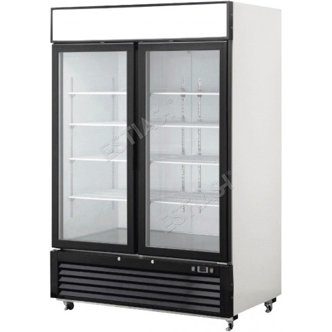 Refrigerated display case 139cm with hinged doors