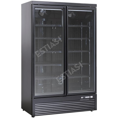 Refrigerated show case with hinged doors 126cm