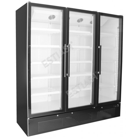 Refrigerated show case with 3 hinged doors 185cm