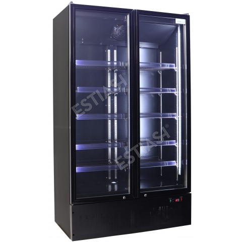 Refrigerated show case with hinged doors 112cm