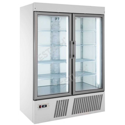 Freezer display cabinet bottom mounted