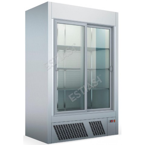 Ψυγείο βιτρίνα αναψυκτικών με συρόμενες πόρτες 137εκ