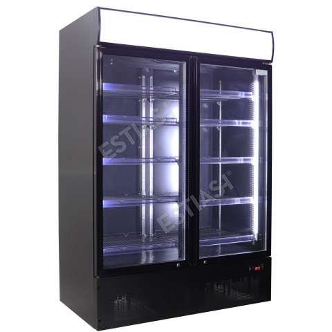 Hinged doors refrigerated showcase 133cm SCANCOOL
