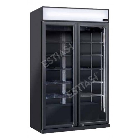 Upright drink cooler double hinged doors DC 1050C COOLHEAD