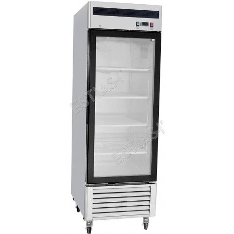 Stainless steel ventilated upright freezer