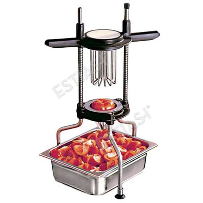 Handheld tomato cutter