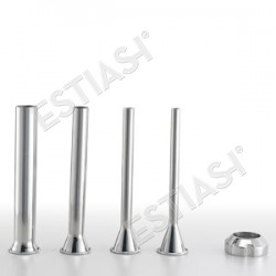 Set of stainless steel filling tubes Ø 16-20-28-38