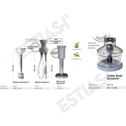 Professional hand mixer DYNAMIX® DMX 160 blender / homogenizer