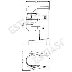 Επαγγελματικό Μίξερ 120Lt STARMIX