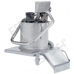 Fully round feed opening with lever