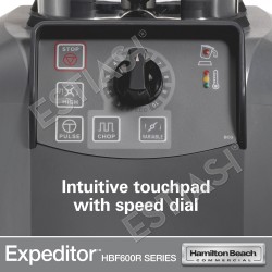Adjustable Speed, Pulse, One-Touch Chopping with Speed Control Gauge for monitoring motor temperature