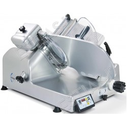 Gear driven meat slicer 33cm with cutting precision