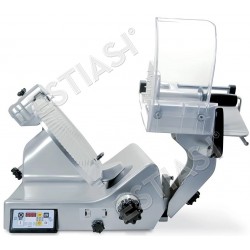 Gear driven meat slicer 33cm with cutting precision