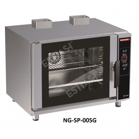 Professional gas oven 5 trays VERSO INOXTREND