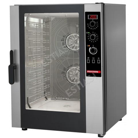 Professional electric combi oven 10 ΕΝ 60Χ40 FLEXO INOXTREND