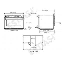 Commercial steam microwave oven MSO5351 MENUMASTER