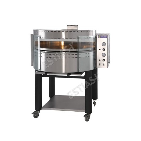 Gas pizza oven with rotating deck for 7 pizza RP1 SERGAS