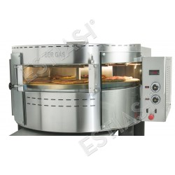 Commercial rotary electric pizza oven RPE2 SERGAS