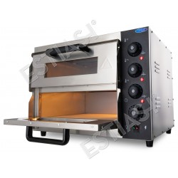 Professional electric pizza oven double deck for 8 pizza 20cm MAXIMA