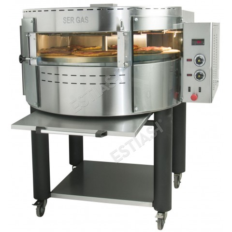 Commercial rotary electric pizza oven RPE1 SERGAS