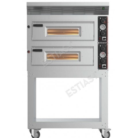 Professional electric pizza oven for 6+6 pizza 34cm ENTRY MAX 12 PIZZAGROUP