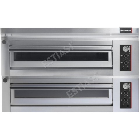 Double professional electric pizza oven for 9+9 pizza 34cm PY M18 PYRALIS