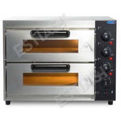 Professional electric pizza oven double deck for 8 pizza 20cm MAXIMA