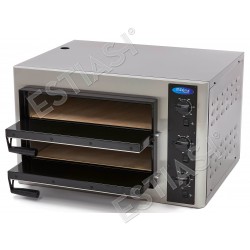 Professional electric pizza oven double deck for 8 pizza 25cm MAXIMA