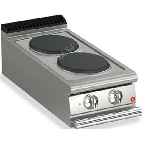 Εστία ηλεκτρική διπλή από μαντέμι QUEEN 7 Baron Q70PC/E400