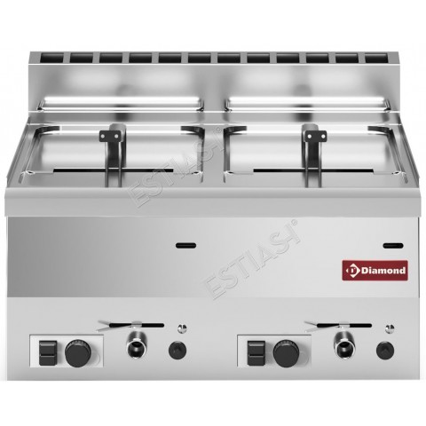 Diamond Professional Gas Fryer double 8+8L G60/F16-6T-N