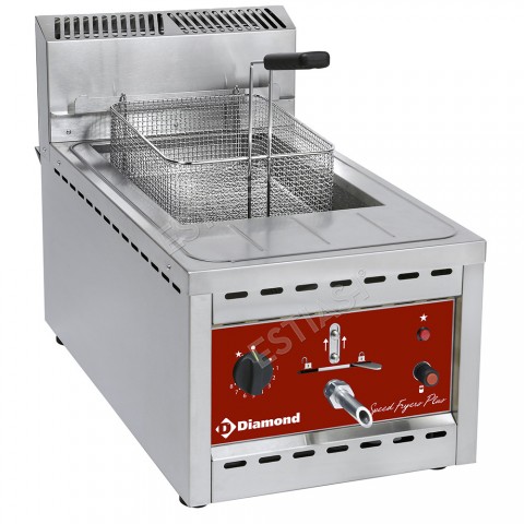 Commercial gas single fryer 12Lt DIAMOND