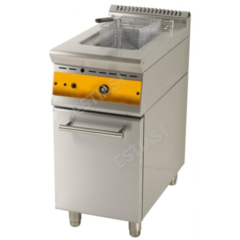 Commercial free standing gas fryer 10Lt GF4S7 SERGAS