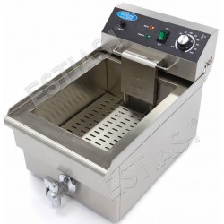 Commercial fryer 16Lt with drain tap MAXIMA