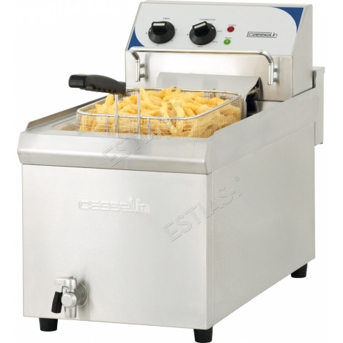 Commercial fryer 10 Lt with drain tap