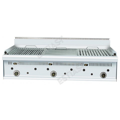 SERGAS GR3 gas grill with lava stone