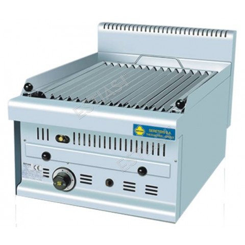 SERGAS GR1 gas grill with lava stone