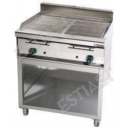 SERGAS WG2 gas grill with water tray